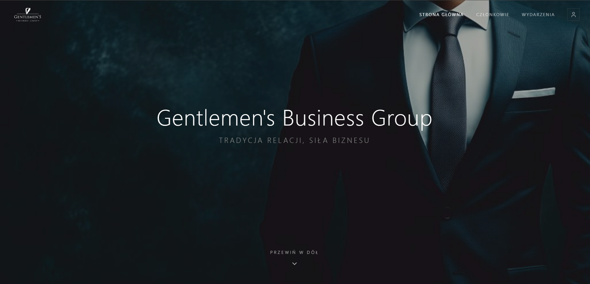 Gentlemen's Business Group screen 1