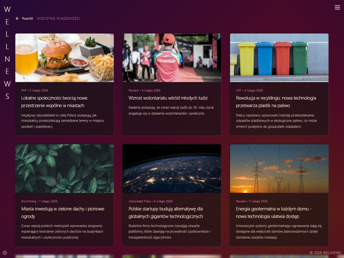 Wellnews screen 2
