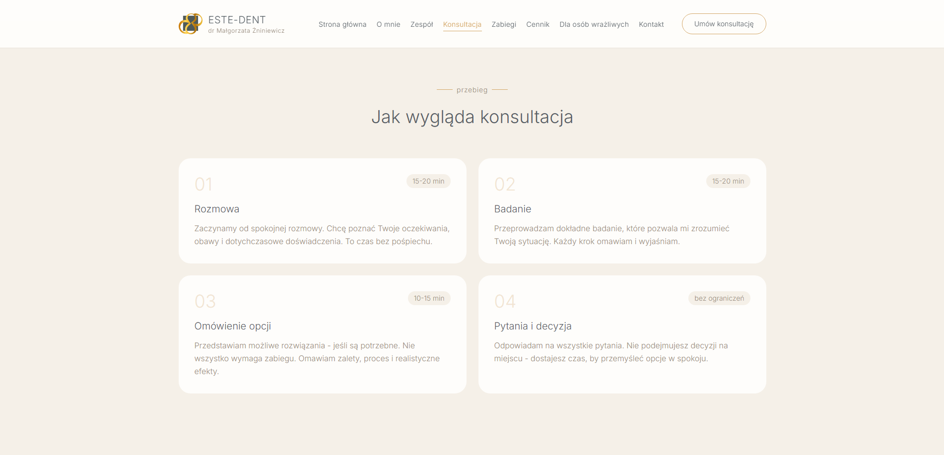 ESTE-DENT screen 3